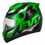 Imagem de Capacete Moto Fechado Verde G8 EVO Viseira Cristal Inmetro Tamanho 56 58 60 62 - Pro Tork