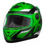 Imagem de Capacete Moto Fechado Verde G8 EVO Viseira Cristal Inmetro Tamanho 56 58 60 62 - Pro Tork