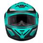 Imagem de Capacete Moto Fechado Verde Turquesa G8 EVO Viseira Cristal Inmetro Tamanho 56 CAP-717VDTPK Pro Tork