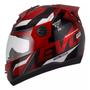 Imagem de Capacete Moto Fechado Vermelho G8 EVO Viseira Cristal Inmetro Tamanho 56 58 60 62 - Pro Tork