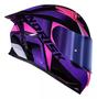 Imagem de Capacete Moto Feminino Norisk Flow Pulse Roxo Rosa +viseira