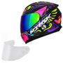 Imagem de Capacete Moto Feminino Norisk Razor Circus Viseira Camaleão