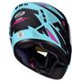 Imagem de Capacete Moto Feminino Peels Icon Fast Verde Agua Fosco