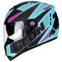 Imagem de Capacete Moto Feminino Peels Icon Fast Verde Agua Fosco