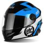 Imagem de Capacete Moto Infantil Etceter Kids Fechado Tamanho 54