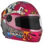 Imagem de Capacete Moto Infantil Fechado Liberty Four Kids Paint Fosco Pro Tork