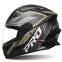 Imagem de Capacete moto integral R8 Pro Speed Fosco feminino e masculino com viseira cristal Pro Tork