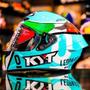 Imagem de Capacete Moto KYT TT Course Dennis Foggia Leopard Azul