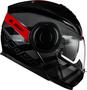 Imagem de Capacete Moto Ls2 Scope Hamr Ff902 Robocop Preto Vermelho