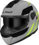 Imagem de Capacete Moto LS2 Strobe 2 FF908 Autox Cinza/Amarelo Fluor