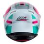 Imagem de Capacete Moto Masculino Feminino ASX Inglaterra Kingdom UK + Viseira Fumê Extra