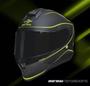 Imagem de Capacete Moto Mormaii M1 Classic Preto Fosco Neon+Narigueira