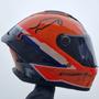 Imagem de Capacete Moto Mt Stinger 2 Grand Prix C4 Holanda + Vis Fumê