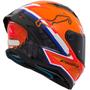 Imagem de Capacete Moto Mt Stinger 2 Grand Prix C4 Holanda + Vis Fumê