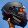 Imagem de Capacete Moto Mt Targo S Solid A1 Matte Black Preto Fosco