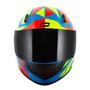 Imagem de Capacete Moto Norisk Ff391 Cutting Azul amarelo Fluor Rs1