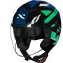 Imagem de Capacete Moto Norisk Orion Denver Azul Verde