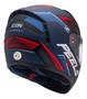 Imagem de Capacete Moto Peels Icon 23 Element Azul Fosco Vermelho