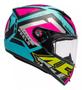 Imagem de Capacete Moto Peels Icon 23 Track Verde Agua Fosco Tamanho 60