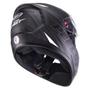 Imagem de Capacete Moto Peels Icon Fast Preto Fosco Branco Com Viseira Solar