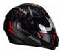 Imagem de Capacete Moto Peels Robocop Dynamic U-rb2 Preto Vermelho