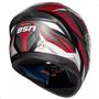 Imagem de Capacete Moto Peels Spike 2 Bsn Preto Vermelho Fosco Tam 60