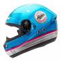 Imagem de Capacete Moto Peels Spike Jeans Azul Claro Rosa Brilhante