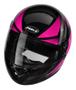 Imagem de Capacete Moto Peels Spike Maxi Preto Rosa Fechado Feminino