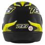 Imagem de Capacete Moto Pro Tork New Semiautomático Preto E Amarelo 58