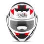 Imagem de Capacete Moto Robocop Pro Tork V-Pro Jet Red Nose Escamoteável