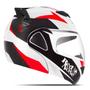 Imagem de Capacete Moto Robocop Pro Tork V-Pro Jet Red Nose Escamoteável