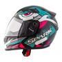 Imagem de Capacete Moto Spark Dragon Tiffany Ebf  Mais Viseira Camaleão