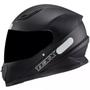 Imagem de Capacete Moto Texx Fechado Hawk Solid Preto Fosco Motoqueiro