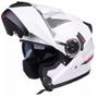 Imagem de Capacete Moto Texx Gladiator V3 Articulado Branco Brilhante