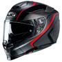 Imagem de Capacete Motociclista Hjc Rpha 70 Kroon Preto Vermelho T 56