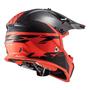 Imagem de Capacete Motociclista Para Trilha Ls2 Mx437 Roar Vermelho