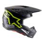 Imagem de Capacete Motocross Alpinestars Sm5 Compass Preto Amar Fluor