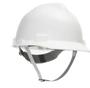 Imagem de Capacete msa branco v-gard aba frontal push key suspensao simples c/jugular ca498