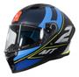 Imagem de Capacete MT Stinger 2 Poun B6 Azul fosco