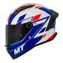 Imagem de Capacete MT Stinger 2 Zivze E7 Branco/Azul Brilho