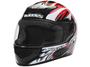 Imagem de Capacete MX Cobra Plus Mixs Preto com Vermelho - Tam. 60