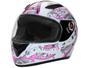 Imagem de Capacete MX Fokker Racing Girls Mixs Branco e Rosa