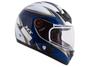 Imagem de Capacete MX5 Blade Mixs Branco e Azul Tam. 58