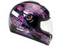 Imagem de Capacete MX5 Femme Mixs Preto e Rosa - Tam. 56