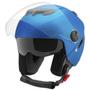 Imagem de Capacete New Atomic Elite Moto Aberto Pro Tork Feminino Masculino Segurança Proteção Viseira Conforto