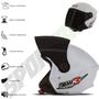 Capacete New Liberty 3 Three Viseira Fumê Moto Aberto Pro Tork Segurança Proteção Adulto Imagem de Capacete New Liberty 3 Three Viseira Fumê Moto Aberto Pro Tork Segurança Proteção Adulto