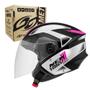 Imagem de Capacete New Liberty Pro Preto/ Rosa Brilhante Protork