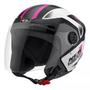 Imagem de Capacete new liberty three preto/rosa