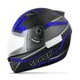 Imagem de Capacete new spark ilusion preto fosco / azul 