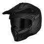 Imagem de Capacete Norisk Darth II Monocolor Preto Fosco